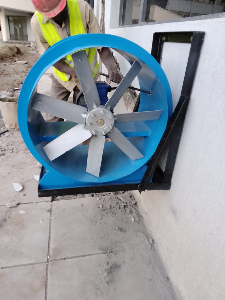 mechanical ventilation system installation